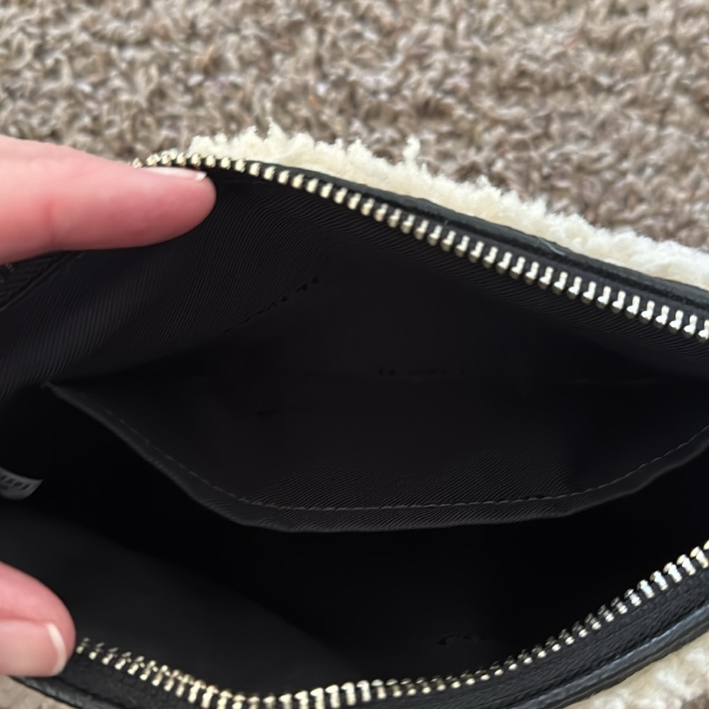 Coach Rhyder Shearling Pouchette Crossbody - Picture 11 of 15